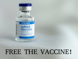 Impfstoffampulle: Free the vaccine!